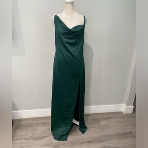 Camila Coelho Reyna Maxi Dress Green Sz M
